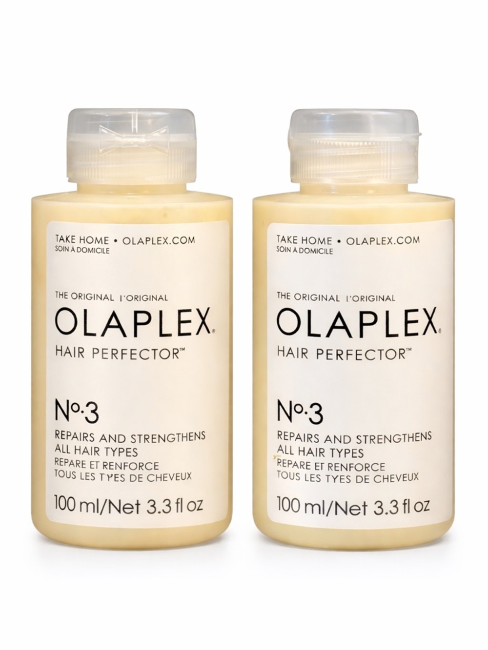 OLAPLEX No.3 Hair Perfector Duo - Cream Beige Bottles